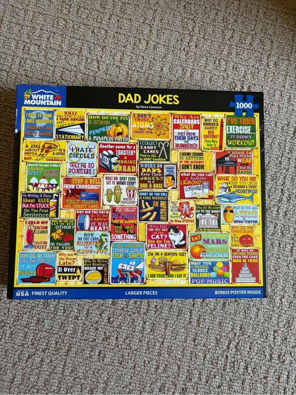 White Mountain Dad Jokes Puzzle